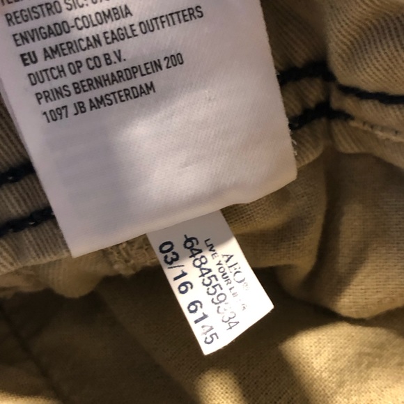 American Eagle Men’s Flat front shorts longer length size 28 - Picture 7 of 11